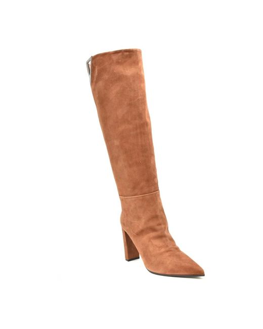 Ninalilou Brown Heeled Boots