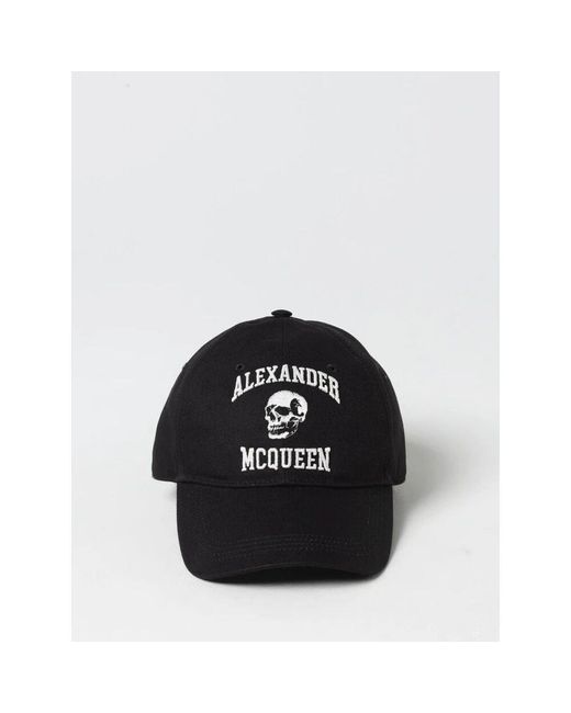 Caps Alexander McQueen de hombre de color Black