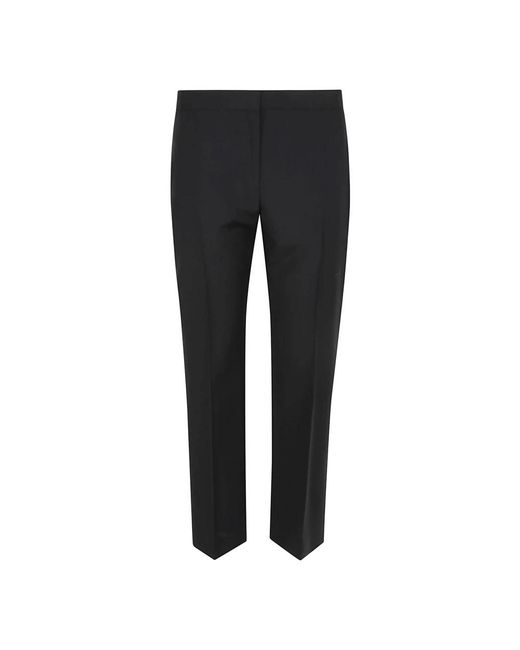 McQueen Black Straight Trousers