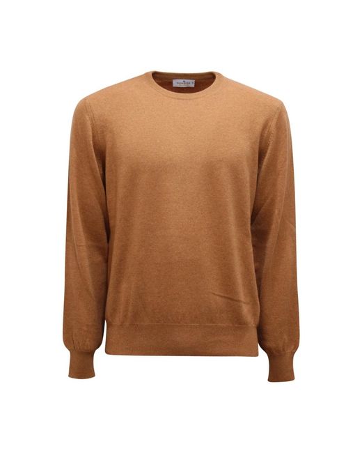 Sonrisa Brown Cashmere Knitwear for men