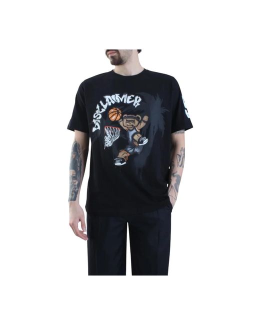 T-Shirts di DISCLAIMER in Black da Uomo