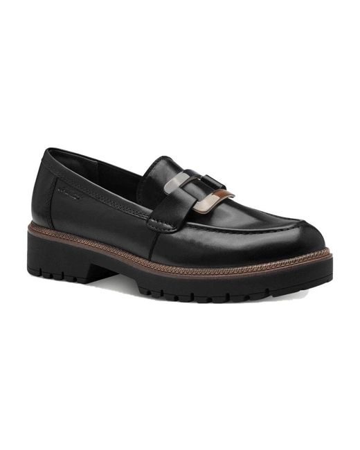 Tamaris Black Loafers