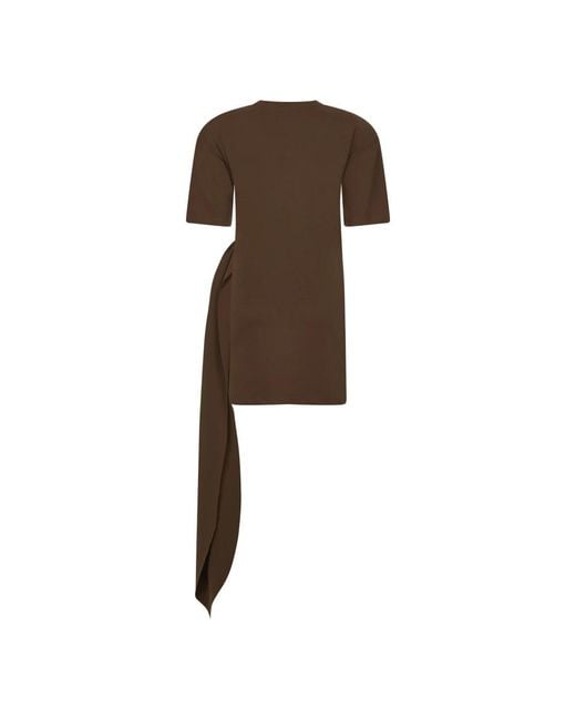 GIUSEPPE DI MORABITO Brown Short Dresses