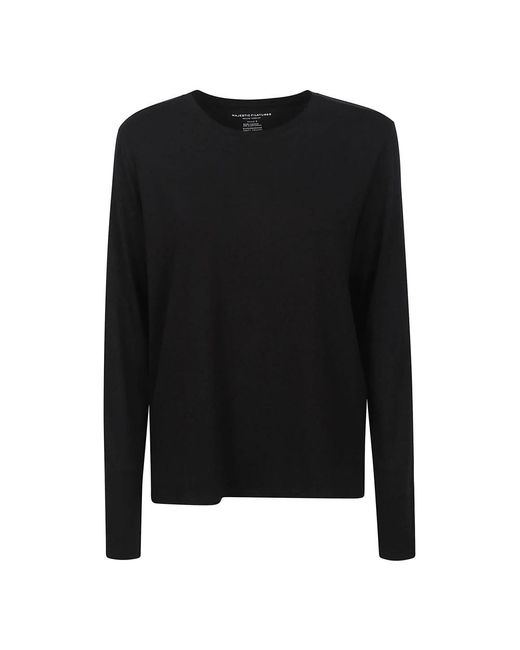 Majestic Filatures Black Long Sleeve T-Shirts