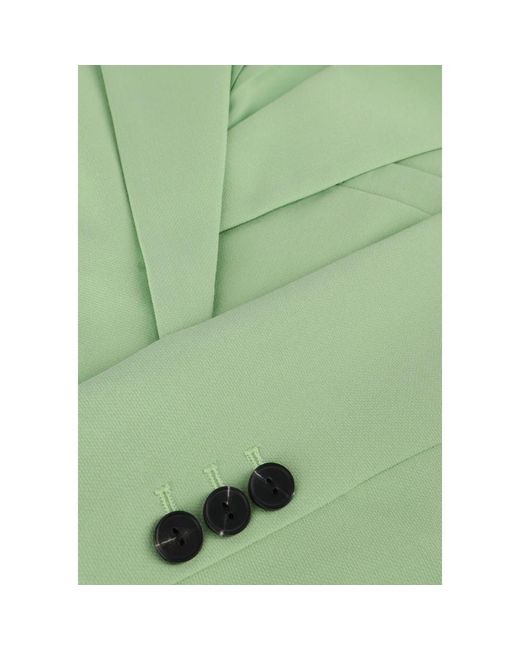 Y.A.S Jassen ,Groen ,Polyester Oversized Blazer in het Green