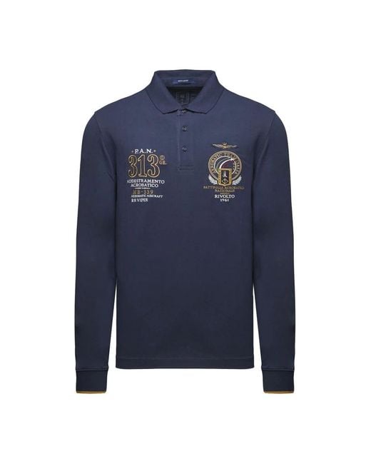 Polo Shirts Aeronautica Militare pour homme en coloris Blue