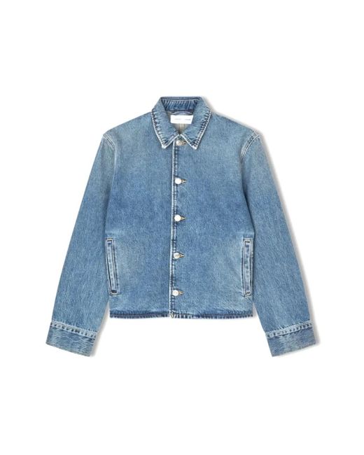 Samsøe & Samsøe Denim Jackets in het Blue