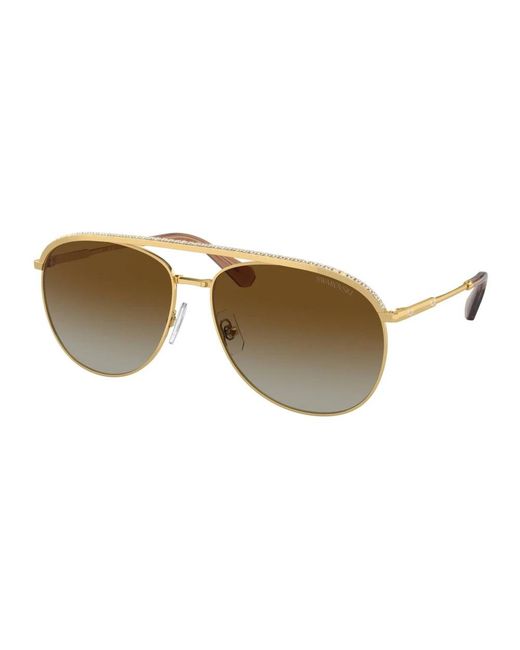 Swarovski Brown Sunglasses