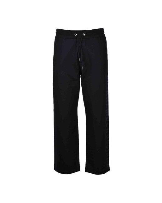 Bikkembergs Black Straight Trousers for men