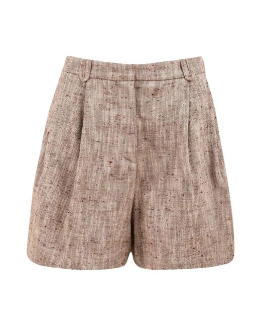 Drumohr Natural Short Shorts