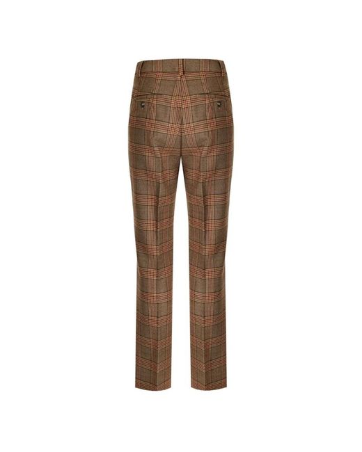 Trousers > straight trousers Weekend by Maxmara en coloris Brown