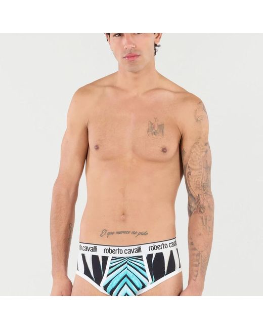 Roberto Cavalli Blue Underpants for men