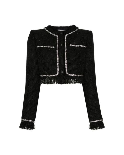 GIUSEPPE DI MORABITO Black Tweed Jackets