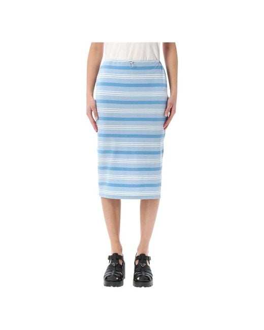 Prada Blue Pencil Skirts