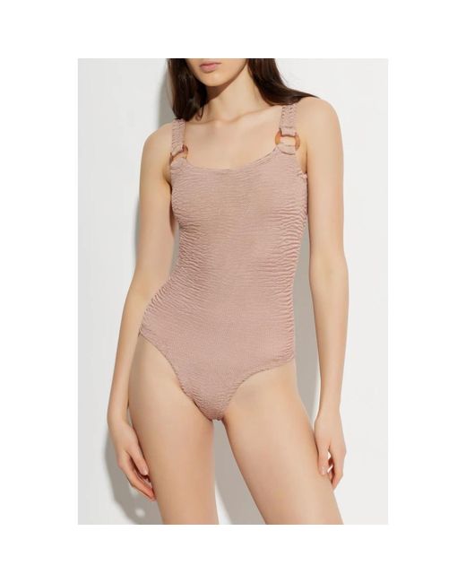 Paramidonna Badmode ,Eendelig Badpak Sophia in het Brown