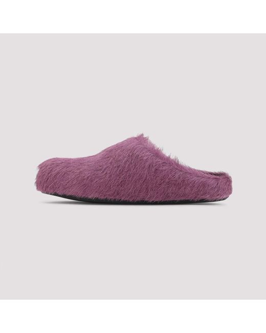 Mules di Marni in Purple