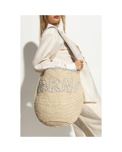 Marni Natural Shoulder Bags