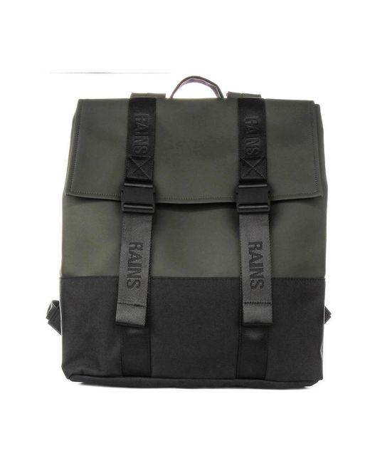 Rains Black Backpacks