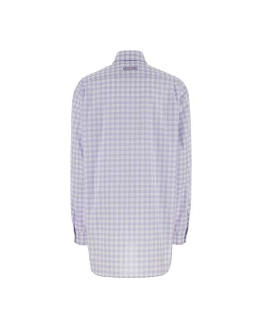 Moschino Purple Casual Shirts for men