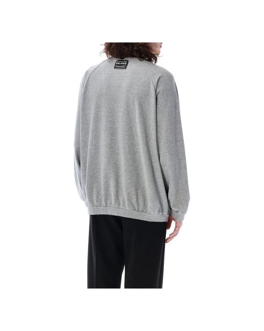 Undercover Gray Round-Neck Knitwear for men