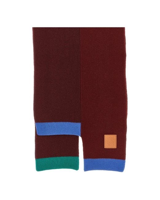 Loewe Red Winter Scarves