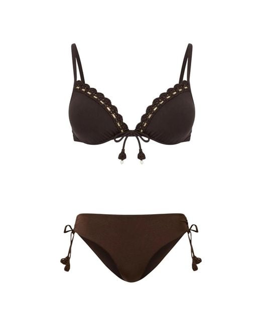 Twinset Brown Bikinis