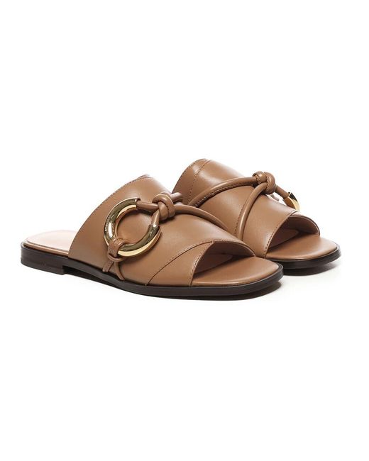 Coccinelle Brown Sliders