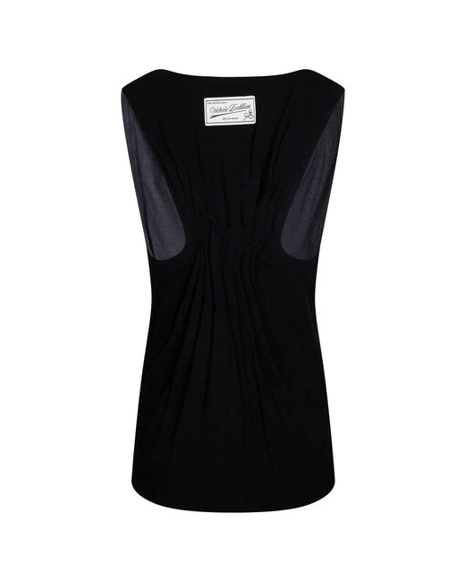 Victoria Beckham Black Sleeveless Tops