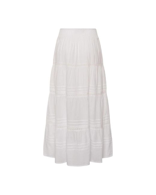Kaffe Kalora Rok in het White