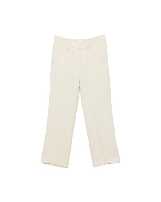 Dondup Straight Broeken in het White