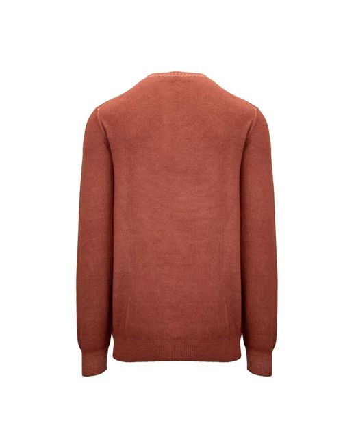 Fay Brown Round-Neck Knitwear for men