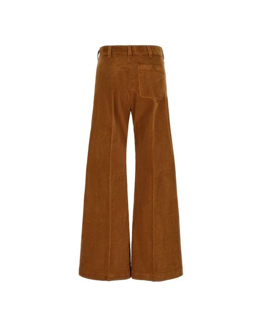 Polo Ralph Lauren Brown Wide Trousers