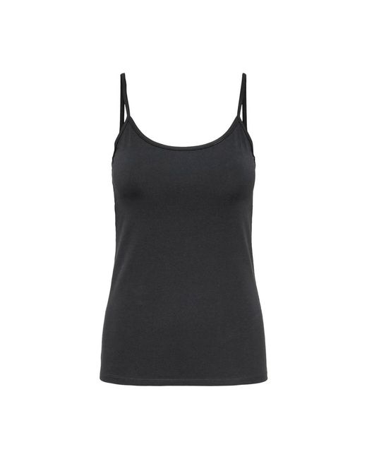 Sleeveless tops di ONLY in Black