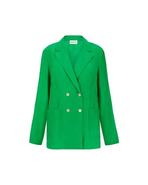 Chaquetas elegantes para mujeres P.A.R.O.S.H. de color Green