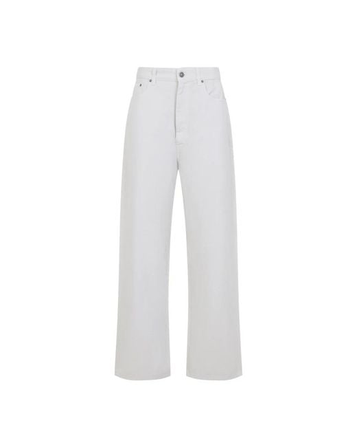 Phoebe Philo White Wide Jeans