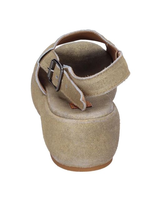 Moma Natural Flat Sandals