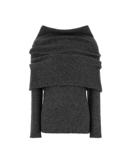 Entire studios Black Round-Neck Knitwear