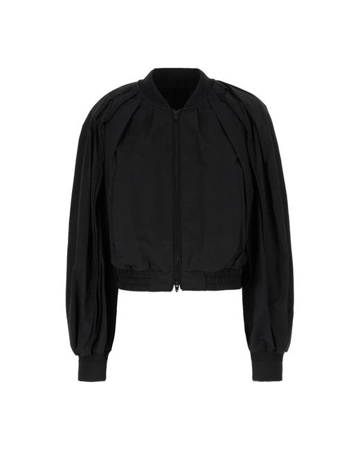 Juun.J Black Bomber Jackets