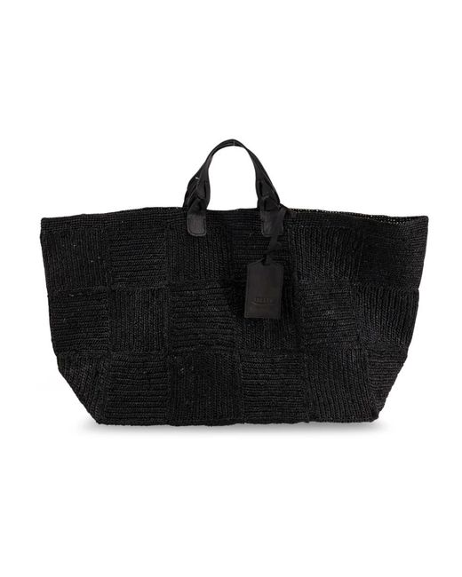 IBELIV Black Shopping Bags