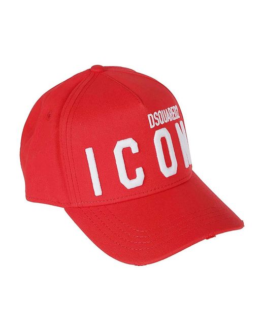 DSquared² Red Caps for men