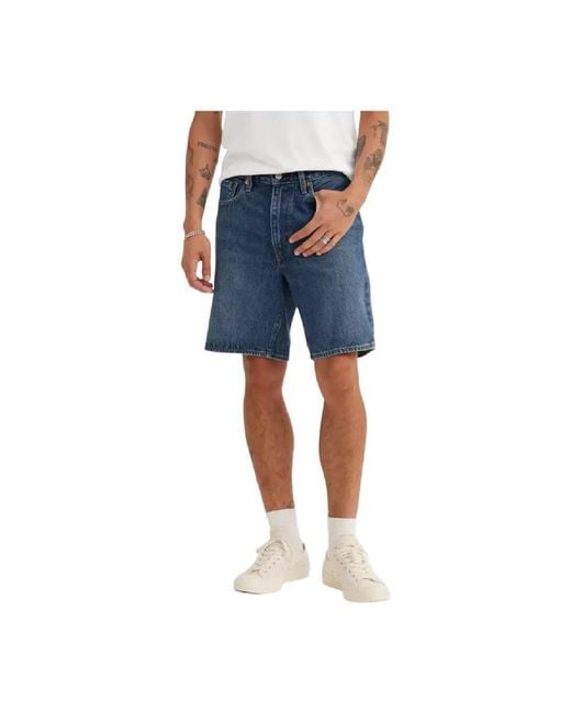 Levi's Blue Denim Shorts for men