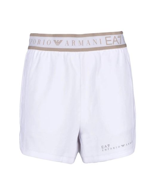 EA7 Training Shorts in het White