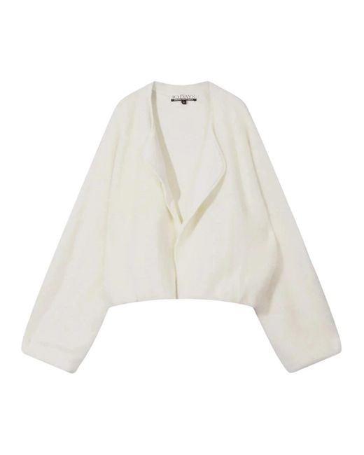 10Days Natural Faux Fur & Shearling Jackets
