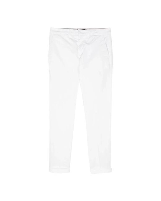 Fay White Chinos for men