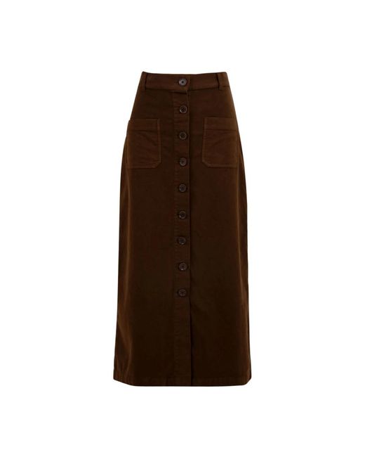 Aspesi Midi Skirts in het Brown