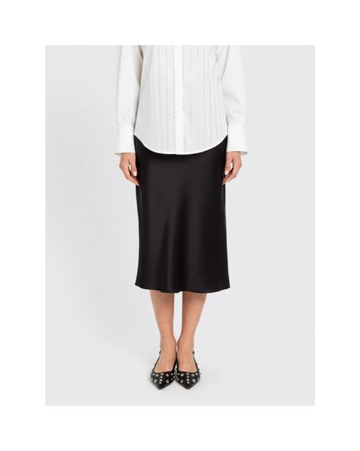 Actitude Black Midi Skirts