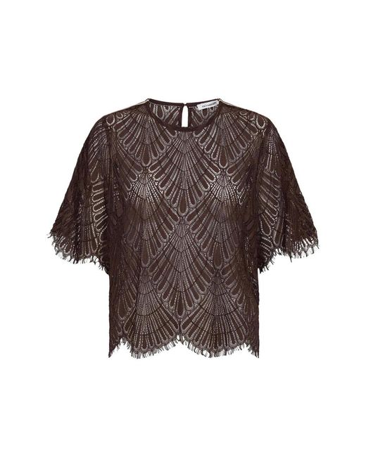 Blouses co'couture en coloris Brown
