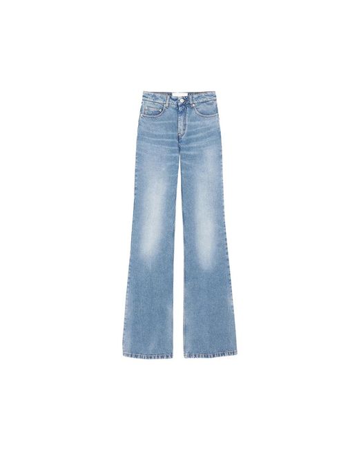 AMI Wide Jeans in het Blue