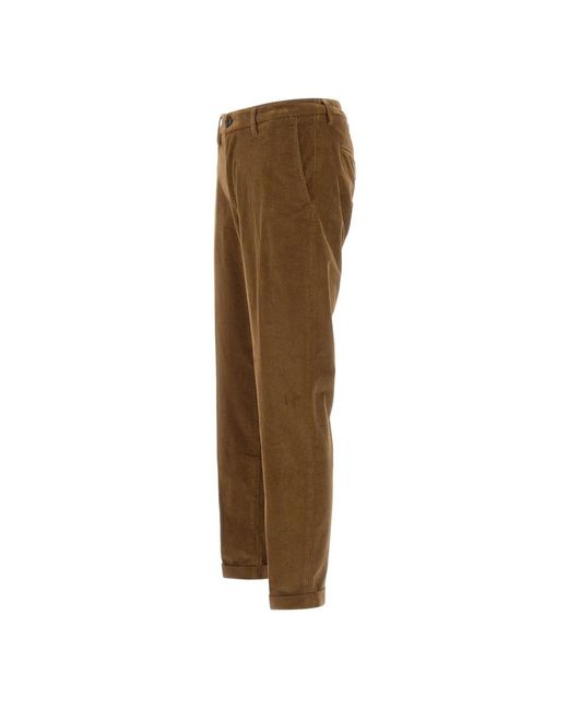 Re-hash Brown Slim-Fit Trousers for men