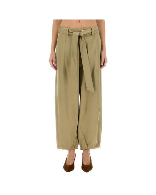 Alysi Green Wide Trousers